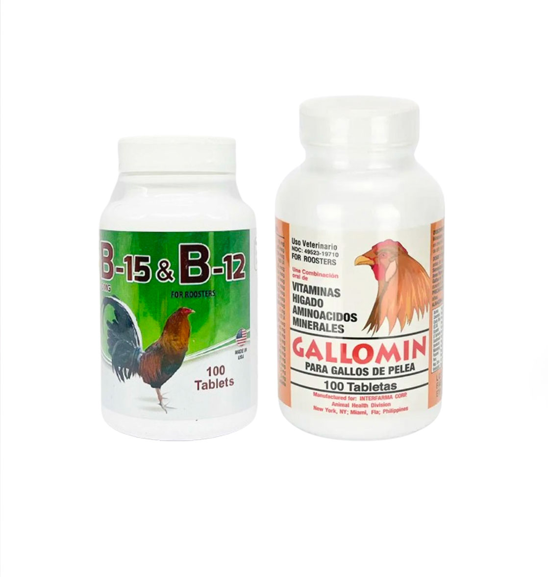 Combo thuốc nuôi B12&B15 và Gallomin – Cặp thuốc nuôi hoàn hảo nổi tiếng của Interfarma USA
